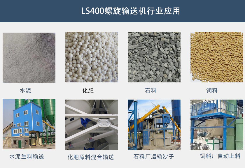 LS400螺（luó）旋輸送機行業應用
