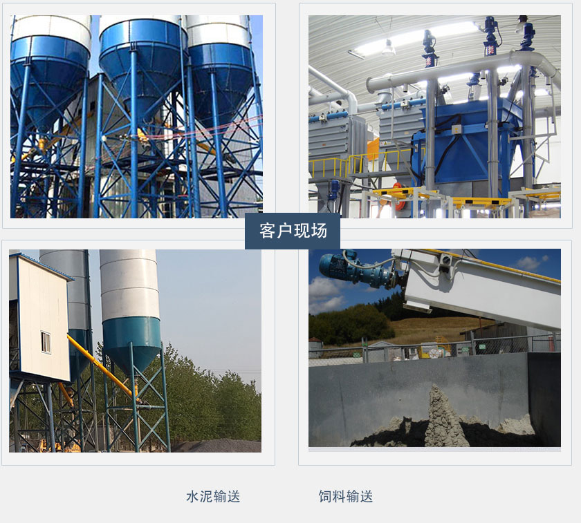帶角度（dù）螺旋輸送機客戶案例