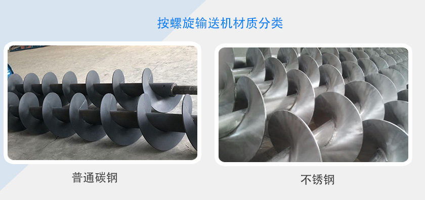 按螺旋輸送機（jī）材質（zhì）分類