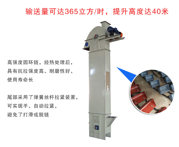 TH型環鏈鬥（dòu）式提升機特點
