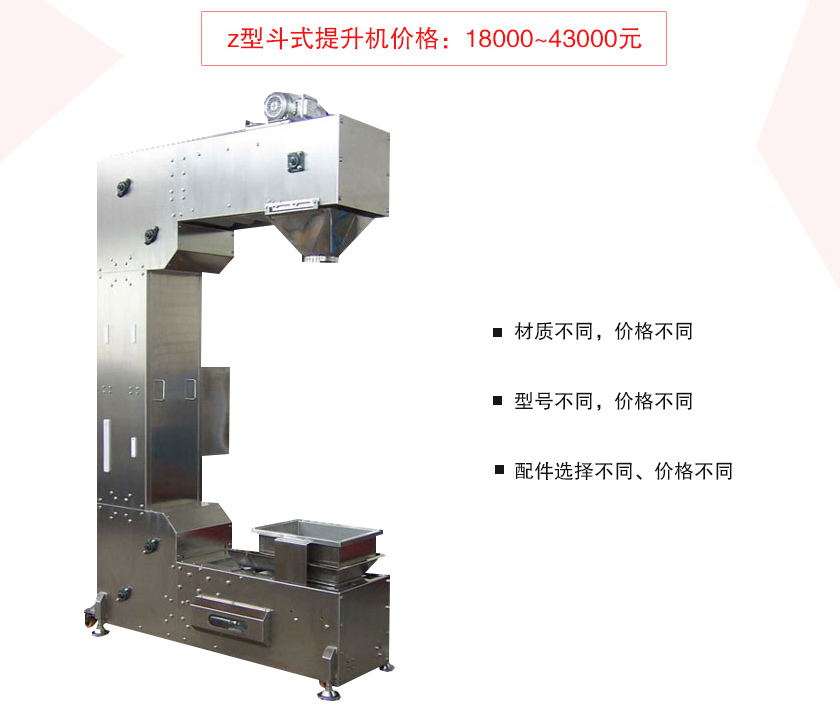 z型鬥式提（tí）升機價（jià）格