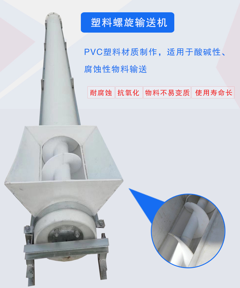 PVC塑料材質製（zhì）作（zuò）,適用於酸堿性、腐蝕性物料輸送