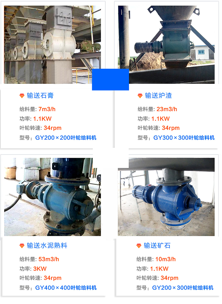 葉（yè）輪給料機現場案例