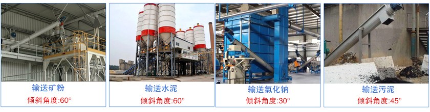 大傾角螺旋（xuán）輸送機客戶案例