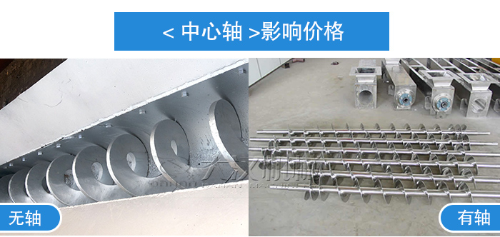 不鏽鋼絞龍輸送機中心軸