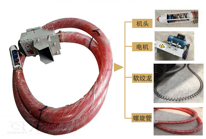 軟（ruǎn）管（guǎn）吸沙機結構
