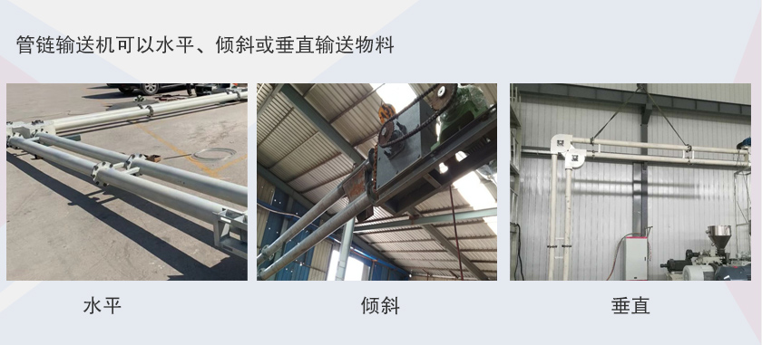管（guǎn）鏈輸送機輸送（sòng）方（fāng）向