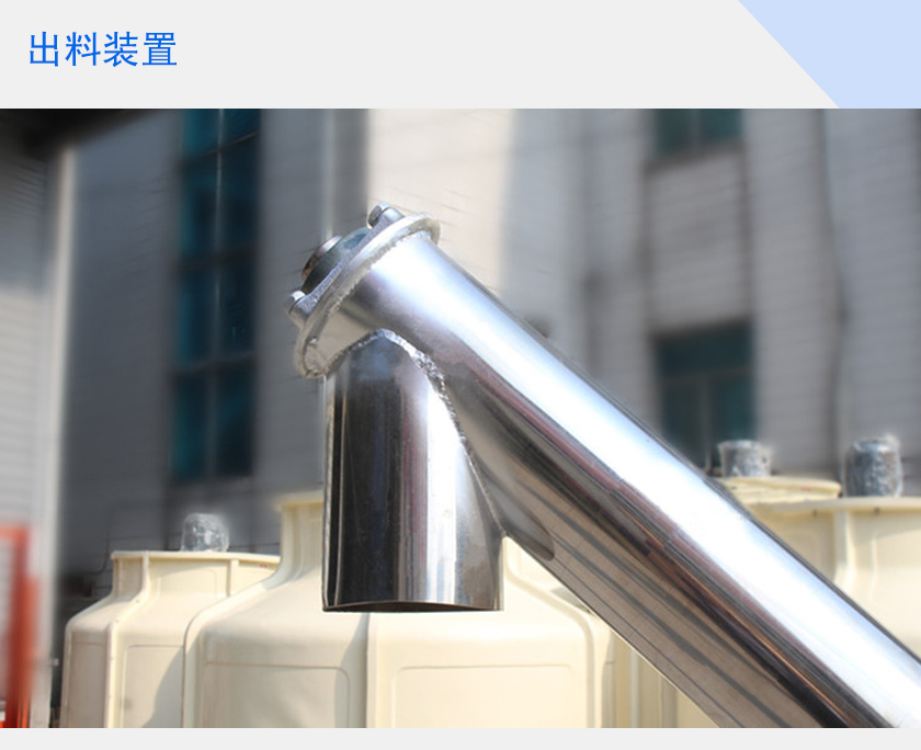 不鏽鋼絞龍輸送機出料口