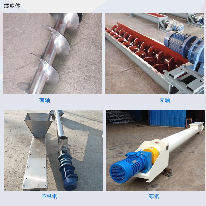 傾斜蛟龍螺旋輸送機（jī）螺旋體