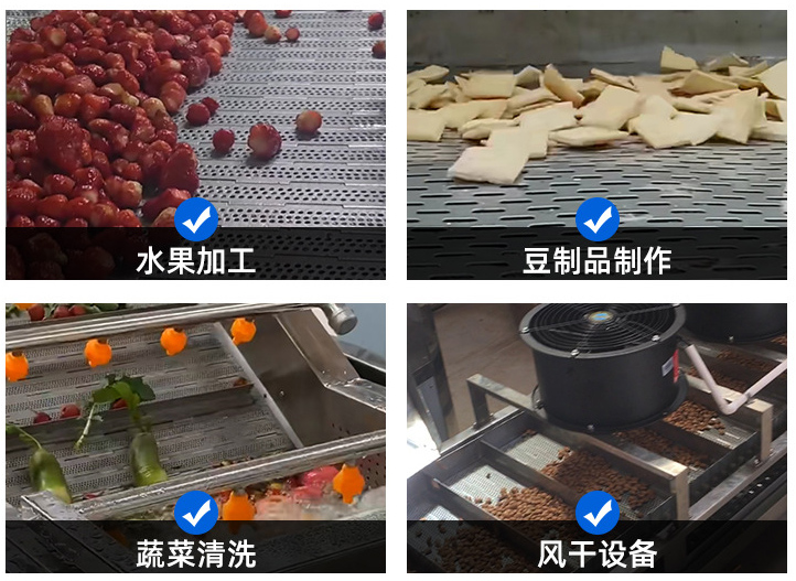 食品（pǐn）鏈板輸送機現場