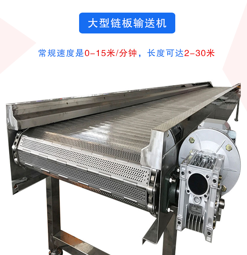 大（dà）型鏈板輸送機介紹（shào）